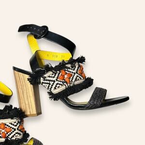 Alberto Gozzi strapped sandal heels made in Italy Size 39